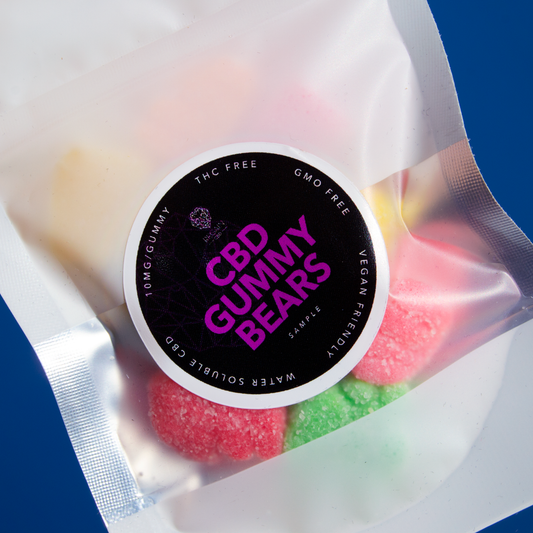 Regain CBD Gummy Bears | Mixed Flavours | 100mg (1%) Sample Pack